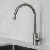 Kaya Sink Mixer, Brushed Nickel